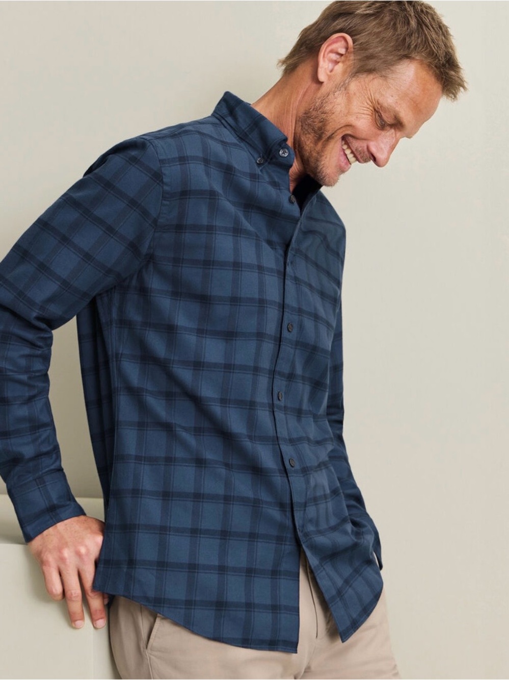 Charles Tyrwhitt | Brushed Flannel Check | Plaid Button-Down Shirt | Non Iron